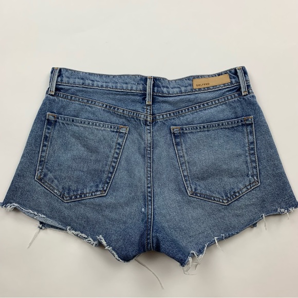 GRLFRND Mardee High Rise Denim Cut Off Shorts Sz 29 - Picture 6 of 13